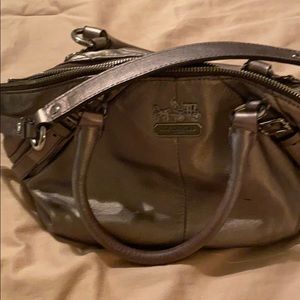 Coach Madison bronze leather purse